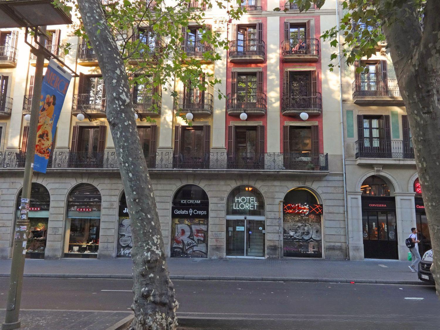 Hotel Lloret Ramblas Barcellona Esterno foto